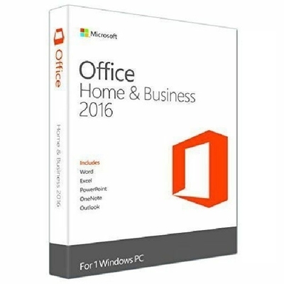 Opakowanie detaliczne Microsoft Office Home & Business 2016