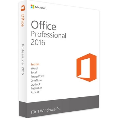 Opakowanie detaliczne Microsoft Office Professional 2016
