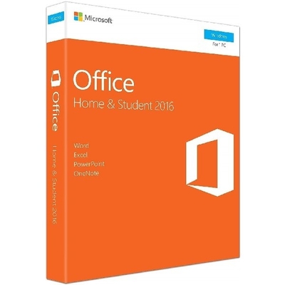 Opakowanie detaliczne Microsoft Office Home & Student 2016