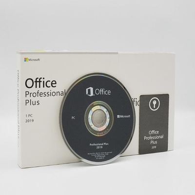 4,7 GB DVD Media Microsoft Office 2019 Professional Plus DVD Retail Box